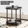 Mesa Lateral de Sofá, Mesa de Centro Móvel, Mini Mesa para Varanda de Quarto, Rack de Armazenamento de Cabeceira, Apartamento Pequeno Moderno Minimalista