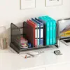 Estante de Metal para Archivos Estante de Escritorio de Oficina Caja de Almacenamiento para Carpetas Archivos Suministros de Oficina