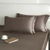 Fronha de algodão puro de fibra longa, 100% algodão, grau A materno e infantil, cor sólida, toque natural, borda larga, luxo leve, fronha de algodão para uma pessoa