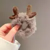 Laços de Cabelo Fofos de Veado e Coelho para Outono e Inverno, Acessórios de Cabelo de Pelúcia Super Adoráveis para Meninas