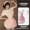 Traje de sirvienta para chef nocturno, lencería, camisa de encaje japonesa linda estilo Lolita y disfraz de delantal