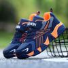 Sapatos Infantis da Moda Primavera e Verão Novos Couro Moderno Sapatos Casuais de Corrida para Crianças Médias e Grandes Sapatos Esportivos para Meninos