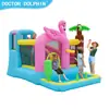 Castillo Inflable de Flamenco para Niños de Venta Caliente Castillo Inflable Venta Directa de Fábrica Tela Oxford Castillo para Fiesta de Cumpleaños