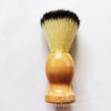 Cepillo suave para el cabello cepillo facial de nailon mango de madera cepillo para barba de hombre para el hogar cepillo limpiador para afeitar para hombre herramientas de belleza