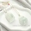 Colgante de Calabaza de Jade Verde Tianshan, Popular en Xiaohongshu, Colgante de Fortuna de Jade Hilo de Oro Natural, Cadena para Suéter de Jade