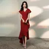Vestidos de Festa para Madrinhas 2026 Novos Vestidos de Verão para Grupo de Madrinhas Vestidos de Irmã Roupas Vermelhas Emagrecedoras e que Valorizam a Silhueta para Mulheres Melhores Amigas