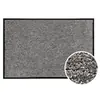 Venta directa transfronteriza de alfombra de hilo de borde curvo, tapete engrosado absorbente de agua, felpudo de entrada, tapete antideslizante de PVC, tapete para pies de entrada exterior
