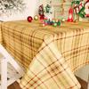 Mantel de Navidad Estilo Ins Estilo Japonés Estilo Navideño Atmósfera Mantel Redondo Mesa Rectangular Tela Decorativa Tela de Fondo para Fotos