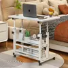 Mesita de noche, mesa móvil de altura ajustable, mesa de computadora para dormitorio, escritorio simple para el hogar, mesa de estudio para dormitorio estudiantil, mesa de computadora