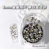 Brillo Dopamina en Forma de Estrella de 1 mm para Uñas, 18 Colores, Colores Mixtos Iridiscentes y Brillantes, Materiales Navideños para Uñas