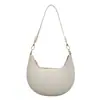 Bolsa de Ombro de Luxo Estilo Francês, Bolsa Versátil de Meia-Lua para Axila, Nova Textura, Design Simples, Bolsa Meia-Lua da Moda para Mulheres