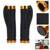 Juego de manillar de bicicleta de montaña, guantes de goma con mango de cuerno y aleación de aluminio, equipo de conducción, manillar antideslizante para bicicleta