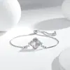 Pulsera Popular de Trébol de Cuatro Hojas Transfronteriza para Mujer, Diseño de Nicho de Alta Gama, Cara de Flor de Coche de Trébol de Cuatro Hojas, Joyería de Mano de Estilo Clásico