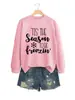 Amazon Ebay Sitio Independiente Personalizado Casual Tistheseasontobe Sudadera para Mujer Al por Mayor