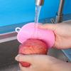 Cepillo de silicona multifuncional descontaminante para lavar platos Paño para lavar platos No mancha el aceite Paño para fregar descontaminante de cocina Paño para lavar ollas doméstico para verduras y frutas