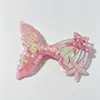 Pinza para el Cabello de Lentejuelas de Cola de Sirena Multicolor DIY Estrella de Mar Concha Princesa Accesorios para el Cabello Infantil Adornos para el Cabello Materiales en Stock