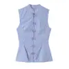 Estilo Europeo Transfronterizo Z 2026 Nueva Moda Elegante Ropa para Mujer al por Mayor Falda Corta a Rayas Dobladillo Camisa 1232775
