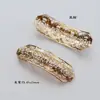 Grande peça de flor de cobre cor de fundo prata banhada a ouro prata banhada diy antigo grampo de cabelo feito à mão acessórios de cabelo material loja do gato feio