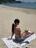 Traje de Baño Sexy y Fotogénico de Tres Piezas con Escote Halter de Gama Alta Estilo Coreano de Nicho para Vacaciones