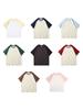 Nuevo Verano para Hombre 210g Algodón Trapo Hombro Cuello Redondo Manga Corta Simple Transpirable Cómodo Moda Todo-Combinable Casual