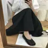 Zapatos de Abuela para Mujer Zapatos Planos 2025 Nuevo Estilo Coreano Versátiles Cuatro Estaciones Zapatos de Tacón Fruncidos Planos para Mujeres Embarazadas
