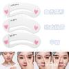 Plantilla Coreana para Cejas, Tarjeta para Cejas, Herramienta de Maquillaje para Cejas Planas