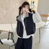 Conjunto de Otoño para Niñas 2026 Nuevo Estilo Coreano para Niños Mayores: Conjunto de Tres Piezas: Sudadera, Chaleco y Pantalones Cargo