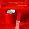 Adesivo Dupla Face Festivo Vermelho para Festival da Primavera Decoração de Tapete de Casamento Sem Vestíg Base de Tecido de Malha Fita Dupla Face Alta Adesão Fita para Colar Couplets