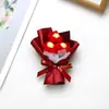 Flor de Simulación Nueva Flor de Lana Tejida Flor Pequeña Ramo de Flores Pequeñas Rosa Hecho a Mano Flor Artificial Recuerdo de Fiesta Regalo Ramo Venta al por Mayor Transfronteriza