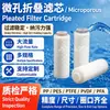 Elemento Filtrante Plegable de 5 Pulgadas 0.22 Micras Interfaz 222 Filtro de Precisión Microporoso Pes Elemento Filtrante Plegable