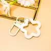 Llavero Creativo de Estrella de Cinco Puntas Hueca de Colores Hebilla de Puerta Giratoria Colgante Decorativo Creativo para Bolso Accesorios Hechos a Mano DIY