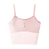 Chaleco de Desarrollo para Niñas Ropa Interior de Primaria Top de Tubo de Verano de Largo Medio Sujetador Anti-luz de Una Etapa