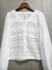 Chaqueta Exterior Pequeña Holgada Estilo Étnico Dali Yunnan Manga de Gasa para Mujer Moda Teñido Anudado Exterior