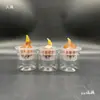 Vaso de Flores Hidropônico de Plástico Transparente Cilíndrico com Cesta de Plantio Pode Frutas Hidropônicas Vegetais Feijões Sementes Flores Plantas Verdes
