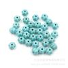 Cuentas sueltas de turquesa calabaza plana agujero recto cuentas de turquesa sintética cuentas semiacabadas materiales para bisutería diy venta al por mayor