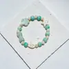Pulsera de Cerámica Jingdezhen Nueva Pulsera de Cerámica Estilo Chino Joyería Hecha a Mano Cuerda Estilo Tíbet Puesto de Pulseras Jingdezhen
