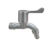 Grifo de Acero Inoxidable 304, Grifo de Lavadora de Apertura Rápida de 1/2 Pulgada, Caño Extendido, Grifo de Doble Uso con una Entrada y Dos Salidas