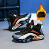 Tenis para niños Zapatos de baloncesto Niños Primavera Nuevo estilo Niños medianos y grandes Zapatos casuales profesionales Suela gruesa Zapatos para niños Papá Transpirables