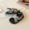Sandalias de Velcros Estilo Casual para Niños Nuevo Estilo 2026 Zapatos de Playa de Verano para Niñas, Tallas Pequeña, Mediana y Grande para Niños, Zapatos Elegantes para Bebés