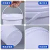 Artículos en stock blanco con tapa barril de plástico de 5 litros barril redondo engrosado recubrimiento de pintura barril químico de esencia almacenamiento sellado barril de 20l