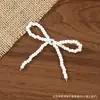 Accesorios Vintage Dulces Hechos a Mano con Perlas, Moño de Perlas de Alto Brillo, Accesorios para Ropa, Accesorios para el Cabello DIY, Decoraciones para Zapatos