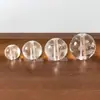 Contas soltas circulares de vidro transparente branco gravadas, Cinco Trovões F amarelo de vidro para acessórios de pulseira DIY, Lote misto de 8-14mm