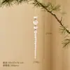 Decoración Navideña Colgante de Nuevo Producto Transfronterizo Perla de Hielo Gota de Agua Cadena Colgante Copo de Nieve Transparente Colgante Acrílico