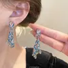 Aretes de Chifón Rosa Estilo Bosque Pétalo, Suaves y Dulces, con un Ambiente Floral, Perfectos para Vacaciones de Verano en la Costa
