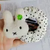 Pinza para el Cabello Plana Sin Costuras de Cero Presión de Conejo Miffy para Mujer, Segura y No Dolorosa, Pinza para el Cabello de Puntos, Accesorio para el Cabello Sin Presión para Deportes