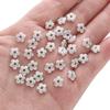 Plata Flor de Ciruelo Tejido Medio Pulsera Pulsera China de Cuentas Accesorios de Joyería Hechos a Mano DIY Pulsera de Cristal Usar Material de Cuentas