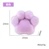 Novo Modelo Pata de Gato em Formato de Escova Prévia com Cabo em Anel para Remoção de Poeira, Ferramenta de Limpeza de Unhas