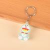 Llavero de Goma Suave de Dibujos Animados Mascota Personalizada Muñeco de Anime Silicona DIY Colgante para Llavero de Coche Pequeño Regalo