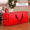 Bolsa de almacenamiento tejida de PE, gran capacidad, a prueba de humedad y polvo, bolsa de almacenamiento para mudanzas, bolsa de embalaje de almacenamiento para Navidad artificial