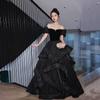 Vestido de Noche para Mujer 2026 Nuevo Modelo para Actuaciones de Banquete, Exámenes de Arte, Ceremonias de Graduación, Elegante y a la Moda, Adelgazante y con Estilo